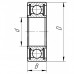 Подшипник шариковый SKF 1000817 (61817)